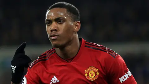 Manchester United's Anthony Martial