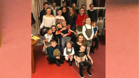 Family photo Ada Lewis with some of her family members