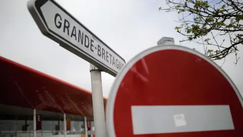 Getty Images Sign at Calais