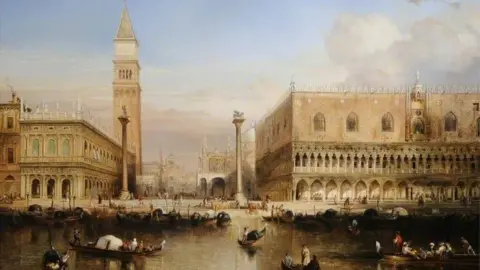 The Cooper Gallery The Doge's Palace, Venice by Louis Thienon