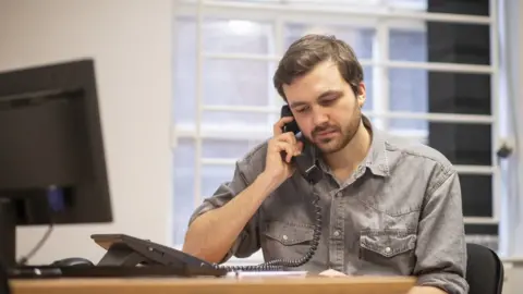 Samaritans Man on phone