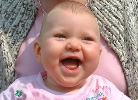 Tyler family Becky aged 7 months