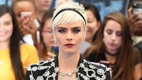 AFP Image shows the model and actress Cara Delevingne