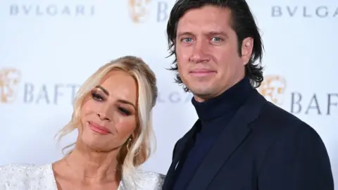 Getty Images Tess Daly and Vernon Kay