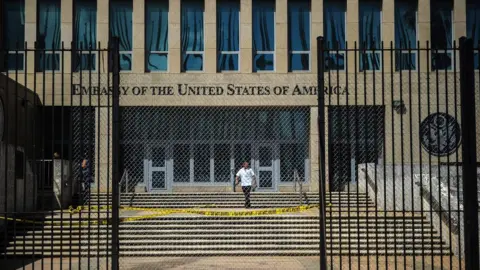 AFP/Getty US embassy in Cuba
