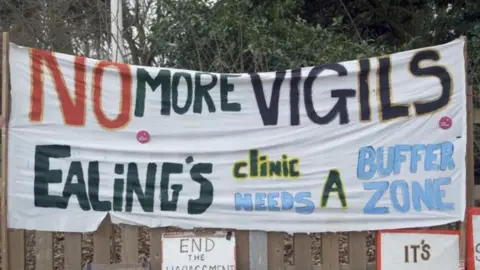 BBC Ealing abortion clinic protests