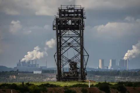 BBC The power stations fuelled by the Hambacher mine