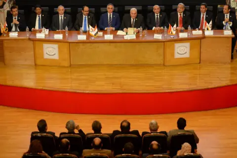 AFP Egypt's National Election Authority announces the result of the constitutional referendum (23 April 2019)