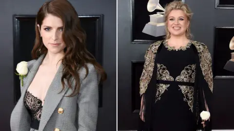 Getty Images Anna Kendrick and Kelly Clarkson