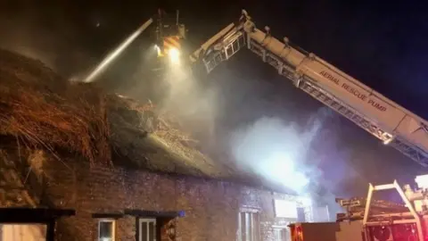 Northamptonshire Police Bulwick fire