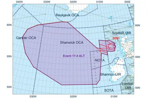 QinetiQ Planned restricted airspace during Formidable Shield next month