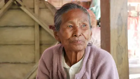 A villager in Mrauk U