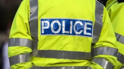 Getty Images A close up of a police officer's jacket