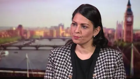 Priti Patel on the Andrew Marr Show