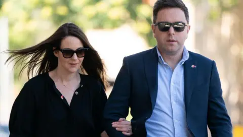 Joe Giddens/PA Rachael and Chris Thorold