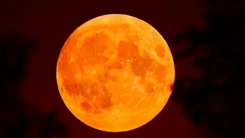 Grandad4 Moon over Rolleston, near Burton upon Trent