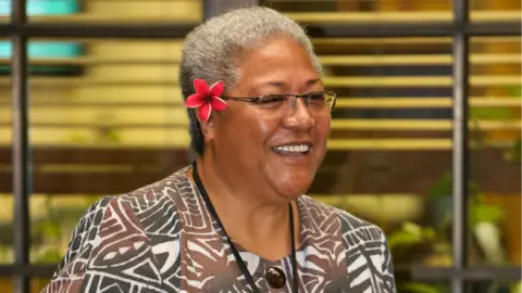 Getty Images Samoan Prime Minister Fiame Naomi Mata'afa