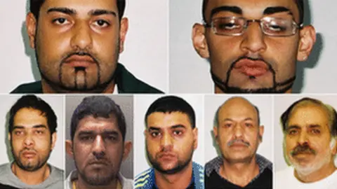 West Mercia Police Mubarek Ali, Ahdel Ali, Tanveer Ahmed, Maharoof Khan, Mohammed Ali Sultan, Mohammed Islam Choudhrey and Mohammed Younis