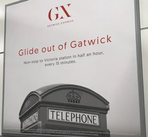 Advertising Standards Authority Gatwick Express poster