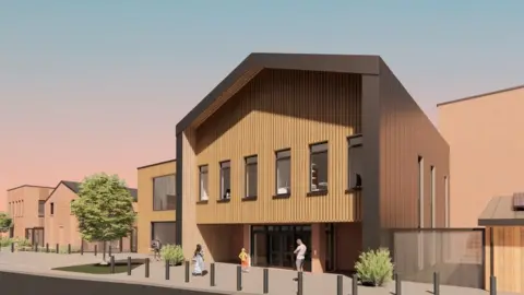 DERBYSHIRE HEALTHCARE NHS FOUNDATION TRUST Artist's impression of the site