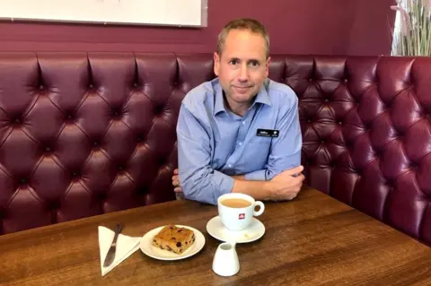 Matthew Bailey Matthew Bailey, general manager of Mortonhall Garden centre which has the 300 seater Topiary restaurant