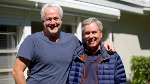 Facebook/Carl Hiaasan Robert Hiaasen (left) and Carl Hiaasen (right).