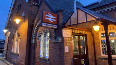 Alex Pope/BBC Wellingborough railway station