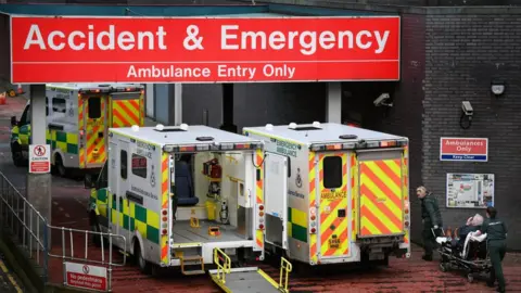 Getty Images A&E ambulances