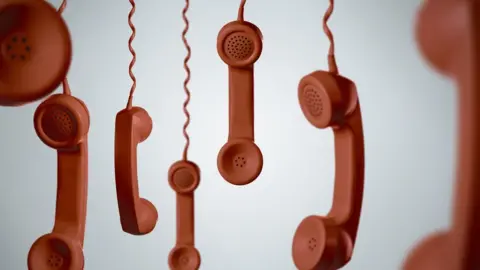 Getty Images phone handsets
