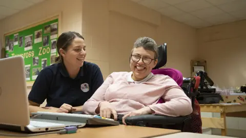 Paces Care worker and client