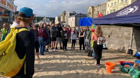 BBC Beach cleaners