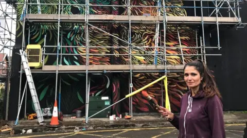 BBC Farrah Fortnam mural