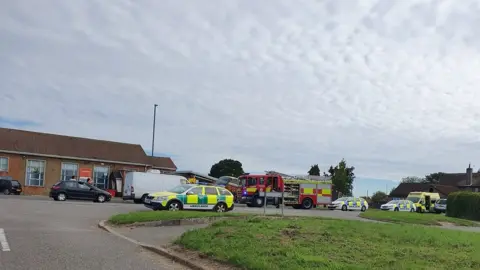 Spotted Ilkeston Town Kirk Hallam van crash