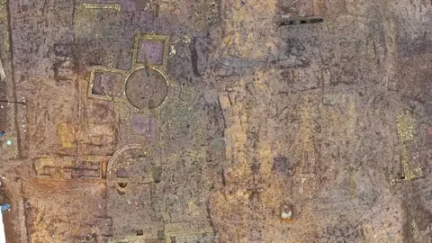 MAP Archaeological Practice Aerial view of site