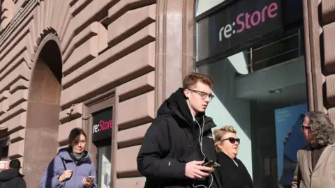 Getty Images Apple store in Moscow closed