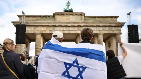 EPA Pro-Israel protest in Berlin