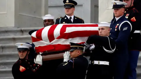 Reuters George HW Bush's casket