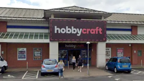 Google Streetview Hobbycraft in Newport