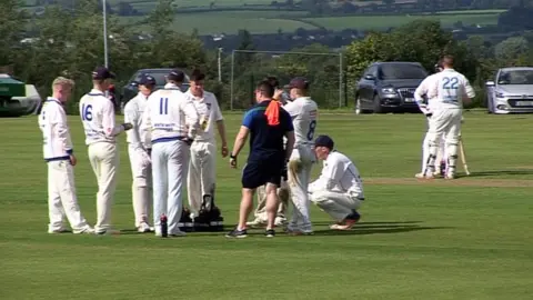 BBC Johnny Thompson bowling