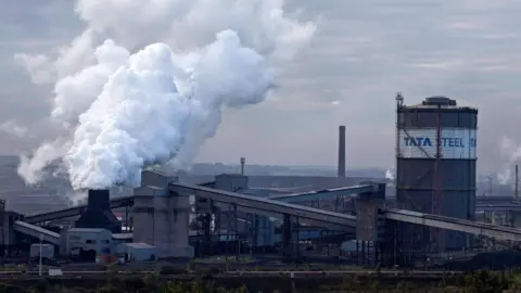 Getty Images Tata Steel in Scunthorpe