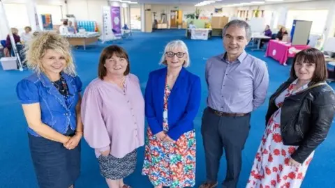 Telford and Wrekin Council Laura Thorogood, Debbie Gibbon, Valerie Graham, Andy Burford, Kelly Middleton