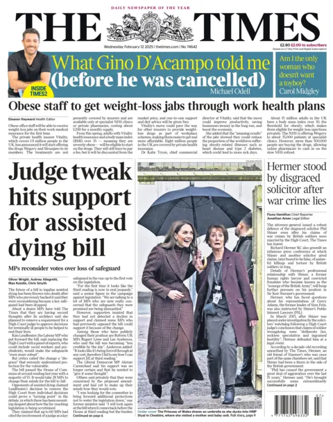 Times: Judges adjust support for the Auxiliary Dying Act