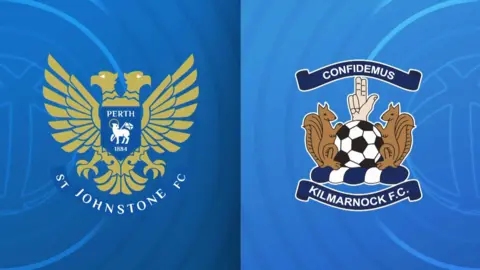 St Johnstone v Kilmarnock badge graphic
