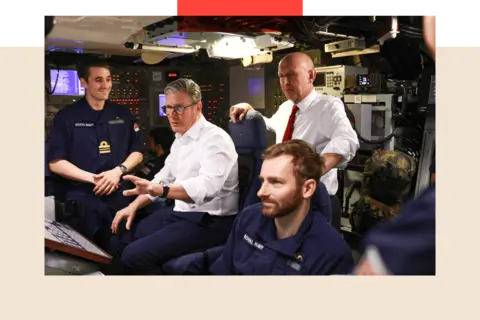 Crown copyright Prime Minister Keir Starmer visits a Vanguard Submarine