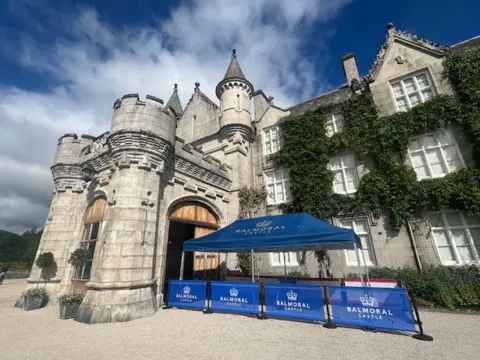 Balmoral Castle entrance