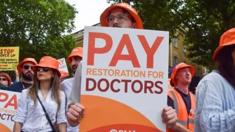 Doctor on strike