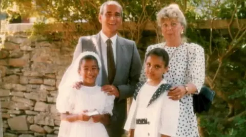 Janina Rosina Janina with her father, mother and sister