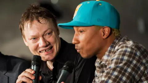Getty Images William Orbit with Pharrell Williams in 2012