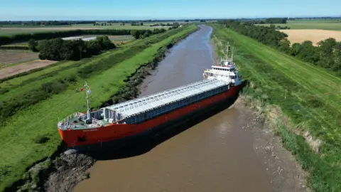  Steve Hubbard/BBC The Baltic Arrow is currently in Wisbech, Cambridgeshire