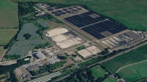Aerial view of proposed site